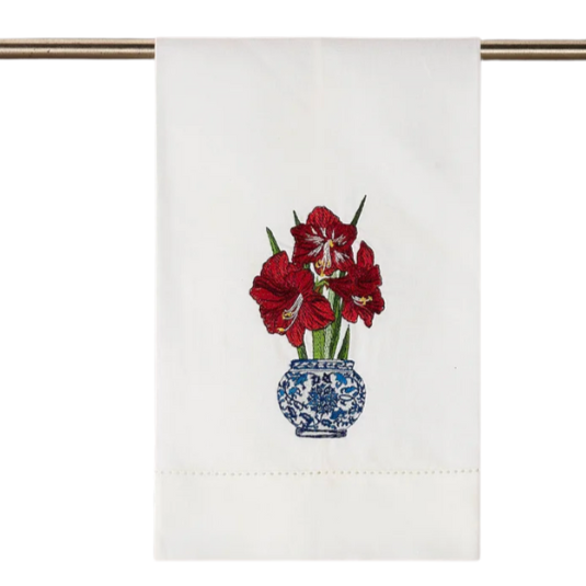 Holiday Chinoiserie Guest Towel