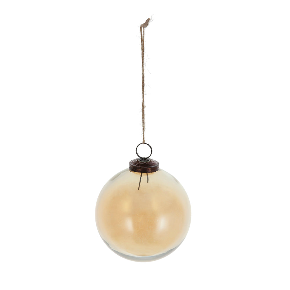 Gold Glass Ornament