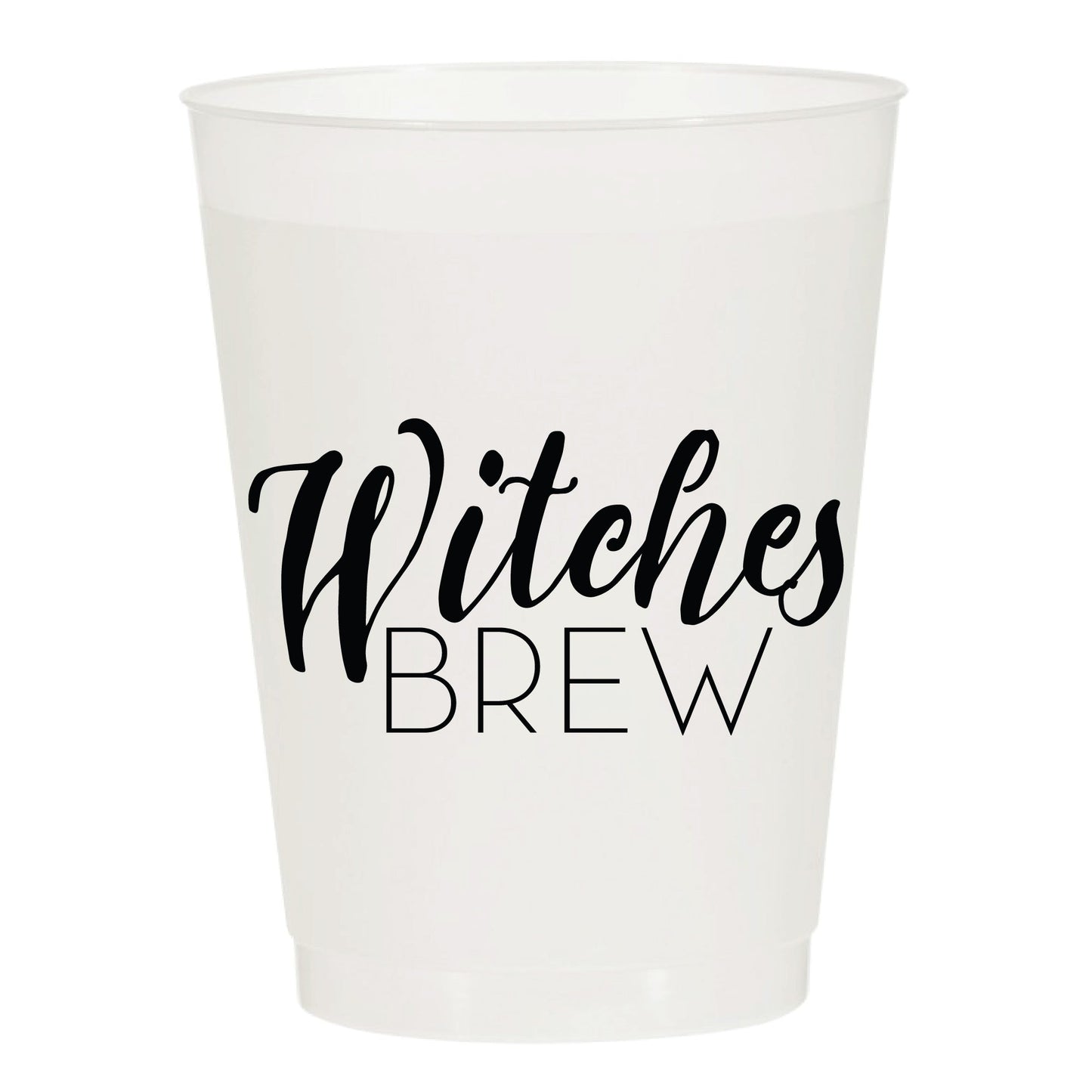 Witches Brew Halloween Party Reusable Cups, Set of 10