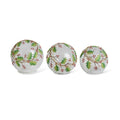 LED Holly Berry Glass Tabletop Globes
