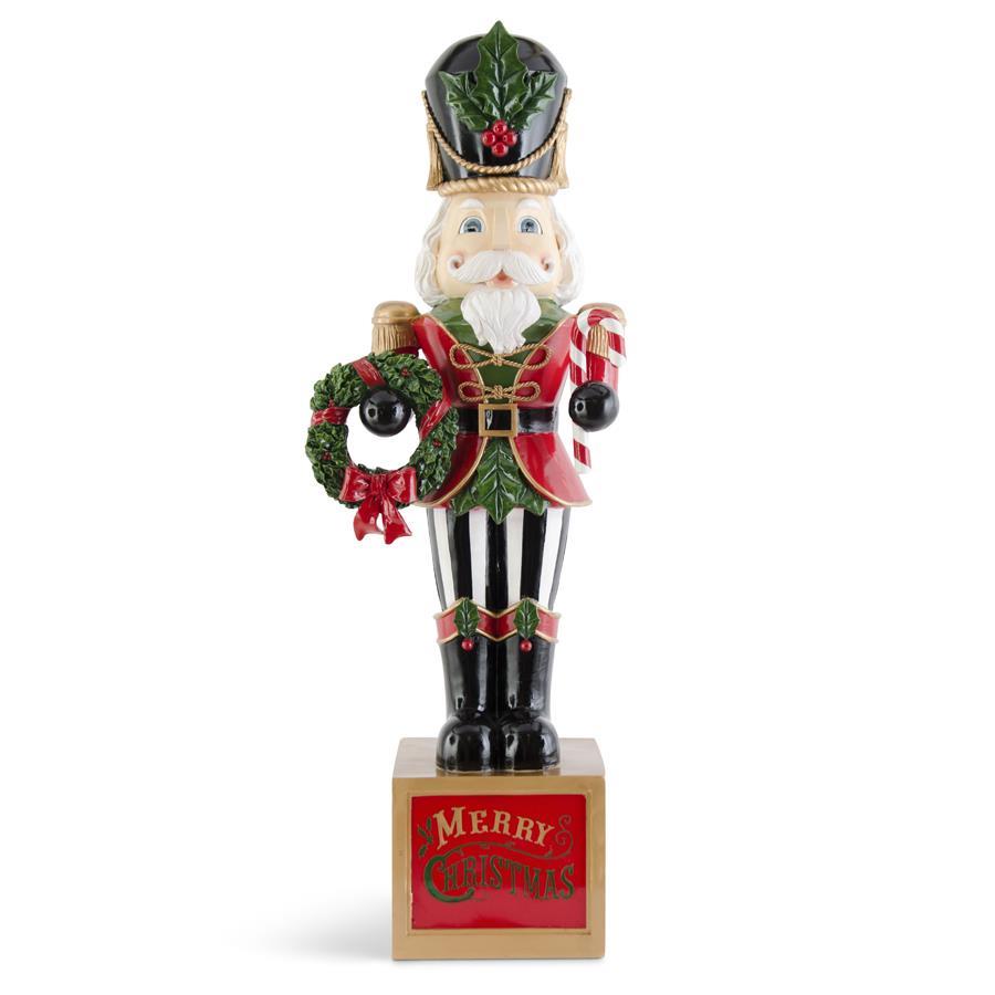 Nutcracker on Merry Christmas Box