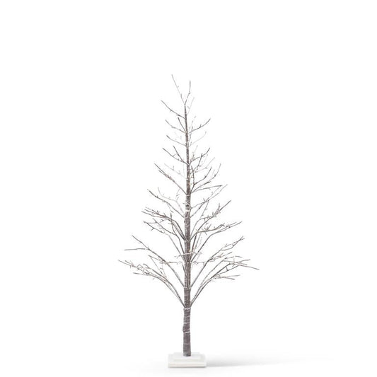 Snowy Flocked LED Twig Tree