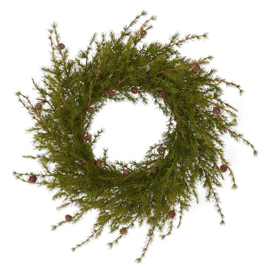 Pine Wreath with Mini Pinecones