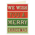 We Wish You A Merry Christmas Card