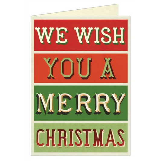 We Wish You A Merry Christmas Card
