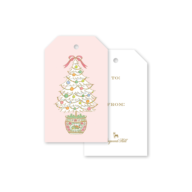 Famille Rose Medallion Tree Gift Tags