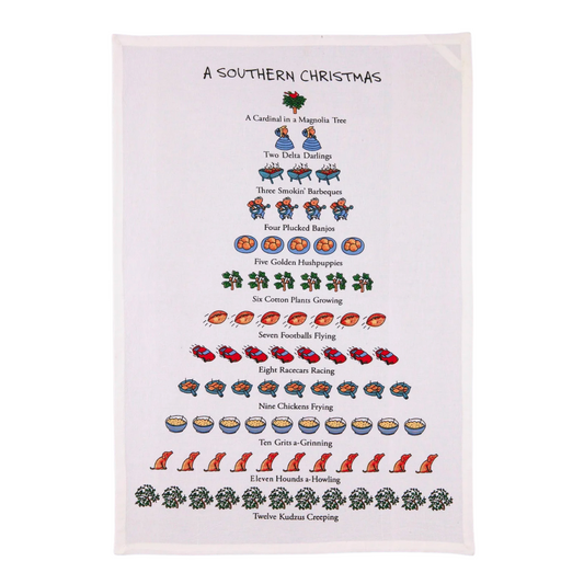 A Southern Christmas Kitchen Towel