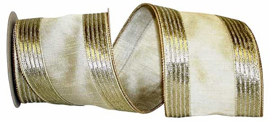 Platinum Silk Metallic Ribbon