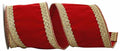 Red Velvet Royalty Trim Ribbon