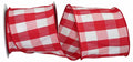Red/White Plaid Buffalo Dupioni