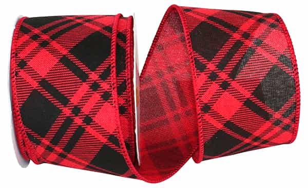 Red/Black Buffalo Grand Plaid Ribbon