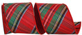 Plaid Dupioni - Classic Diagonal Red