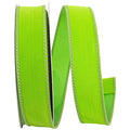 Lime Velvet Fuzz Ribbon