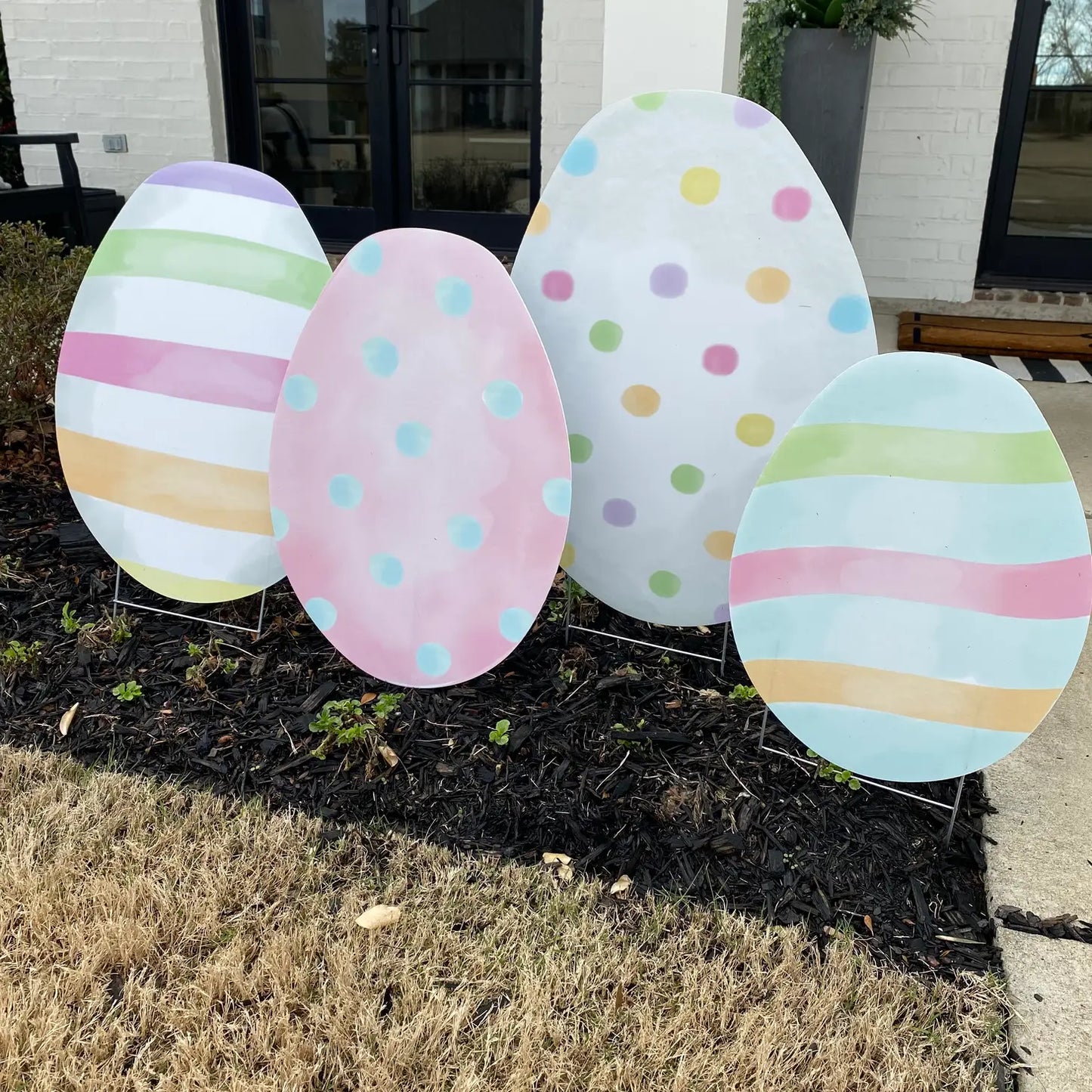 Rainbow Easter Egg Yard Signs