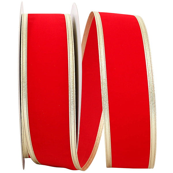 Velvet Dynasty Ribbon- Red