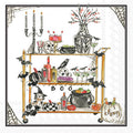 Halloween Bar Cart Cocktail Napkin