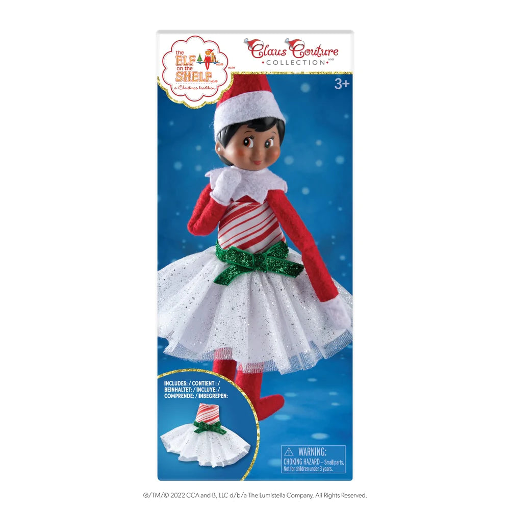 Claus Couture Candy Cane Classic Dress