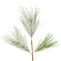 26" Snowed Long Needle Pine Spray