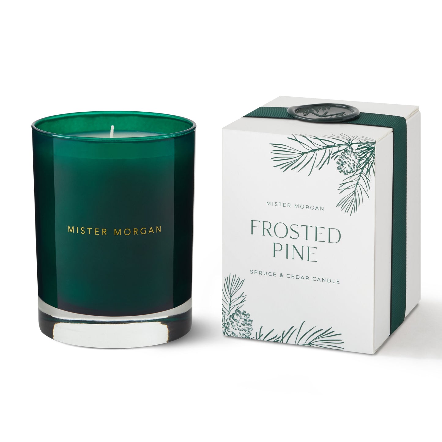 Holiday Frosted Pine Candle