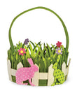 Polka Dot Bunny Felt Basket