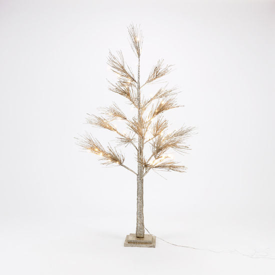 Champagne Glitter Pine Tree