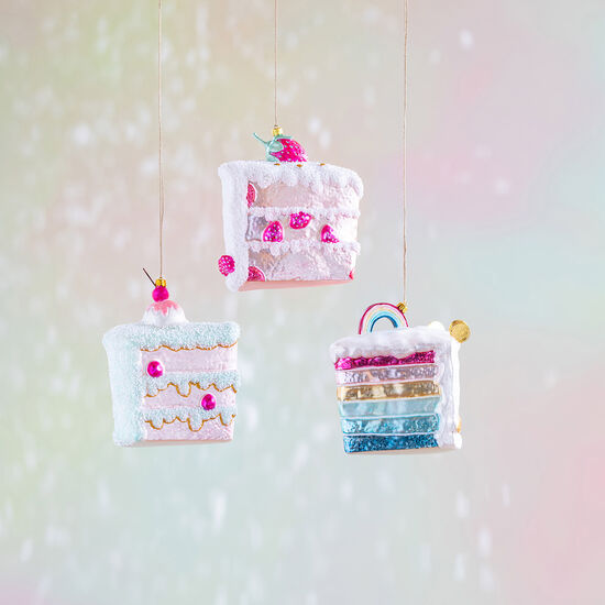 Slice of Sweet Cake Ornament