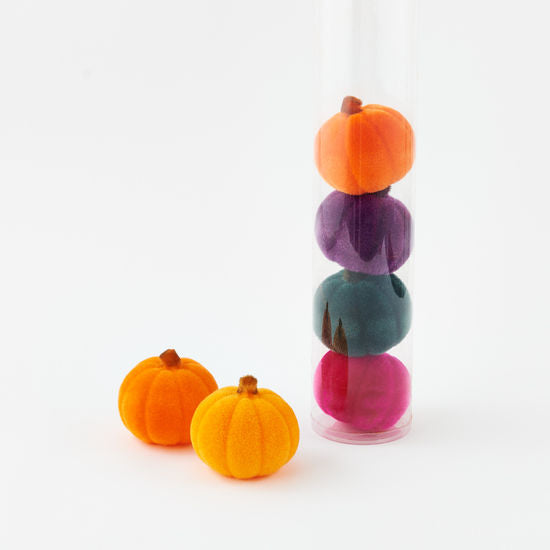 Flocked Pumpkin
