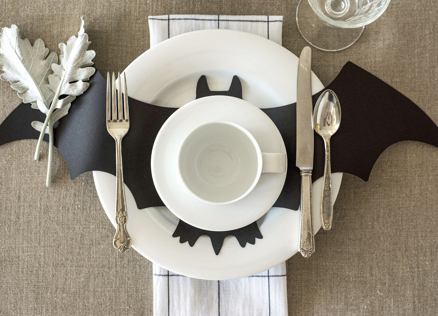 Die Cut Bat Placemat