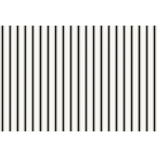 Black Ribbon Stripe Placemat