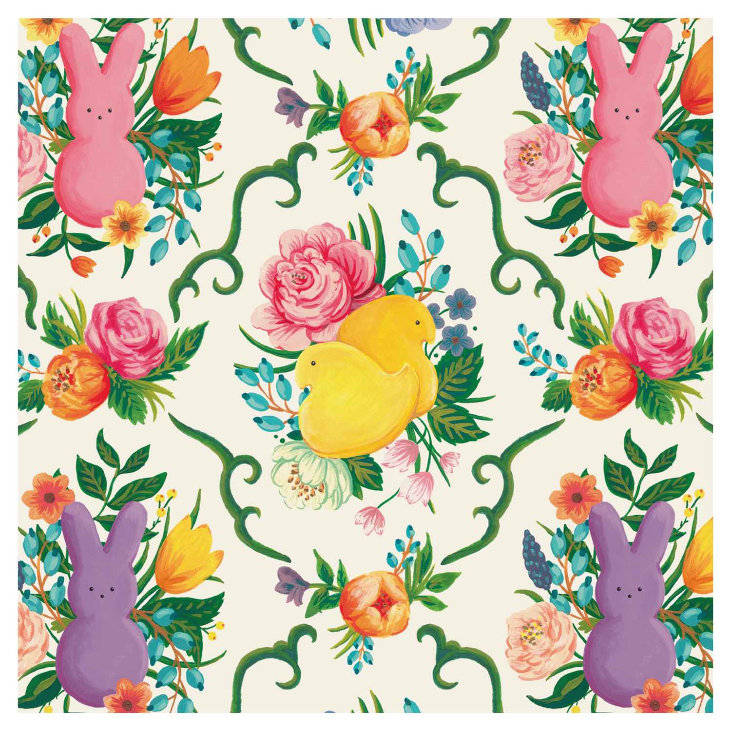 Peeps Napkins, Multiple Sizes