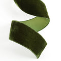 Olive Velvet Ribbon