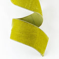 Olive Green Velvet Ribbon