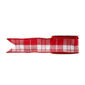 Red Plaid Ribbon