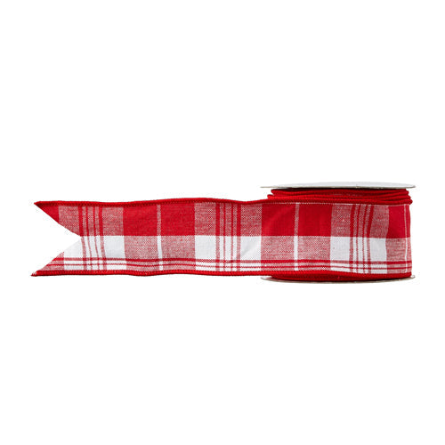 Red Plaid Ribbon