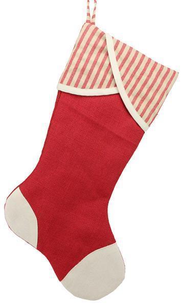 Farmhouse Stripe Stocking