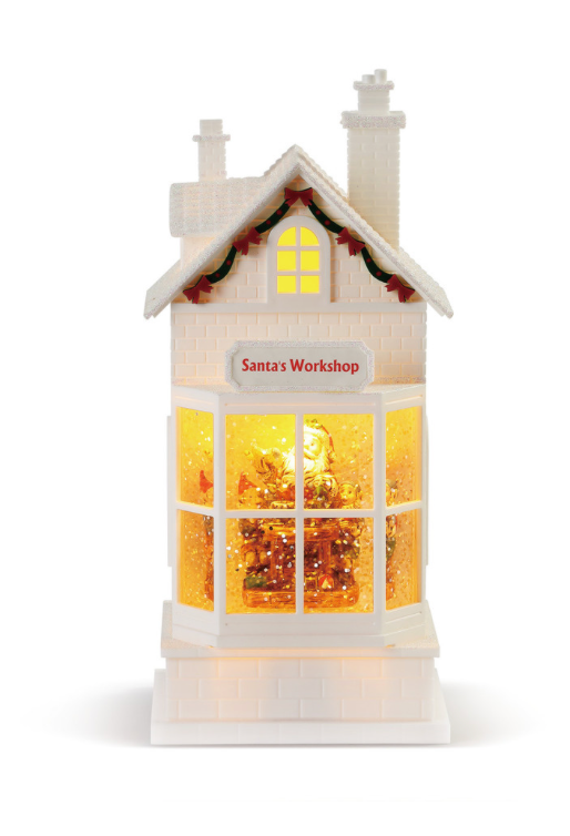 Lit Musical Store Scene Lantern