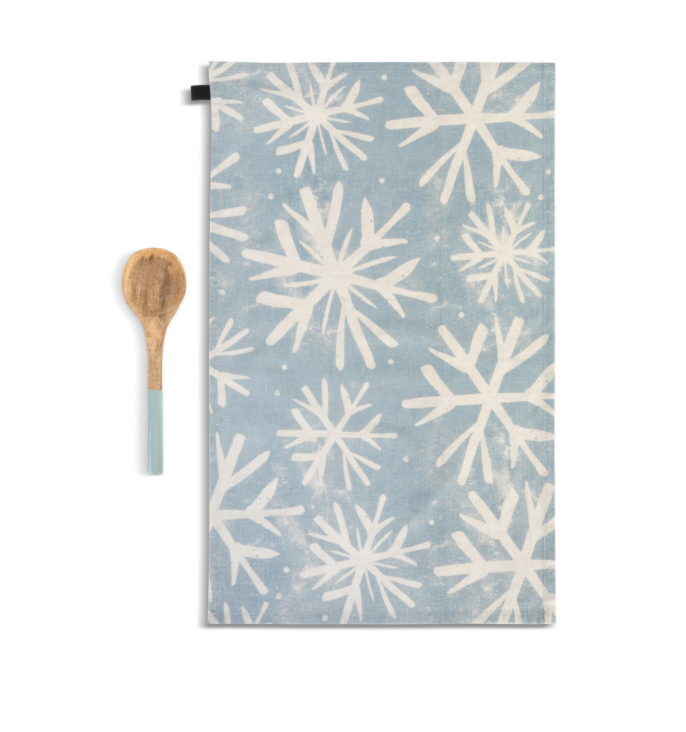 Snowfall Kitchen Towel & Utensil Set