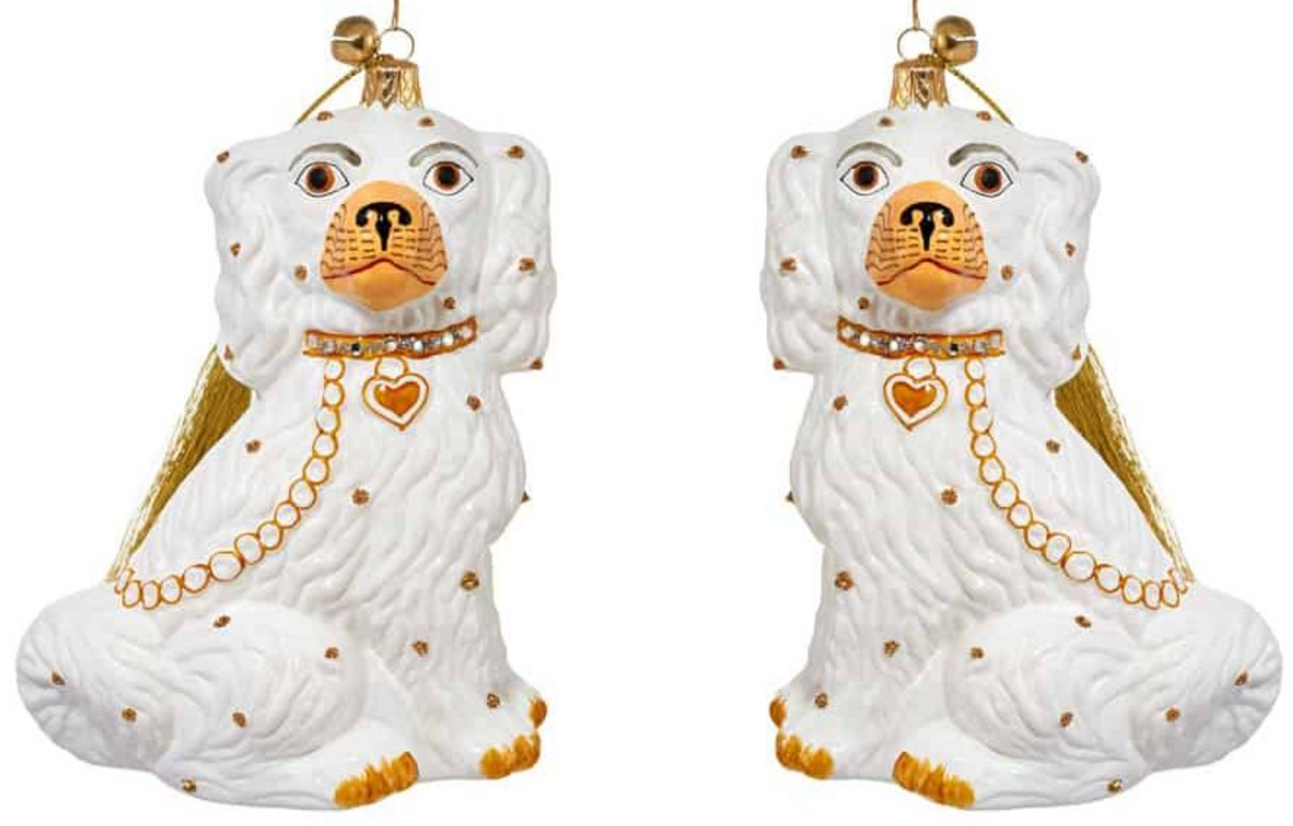 Hearthside Greetings Ornaments, Set of 2