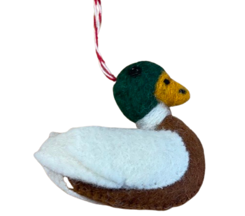 Mallard Felt Wool Ornament