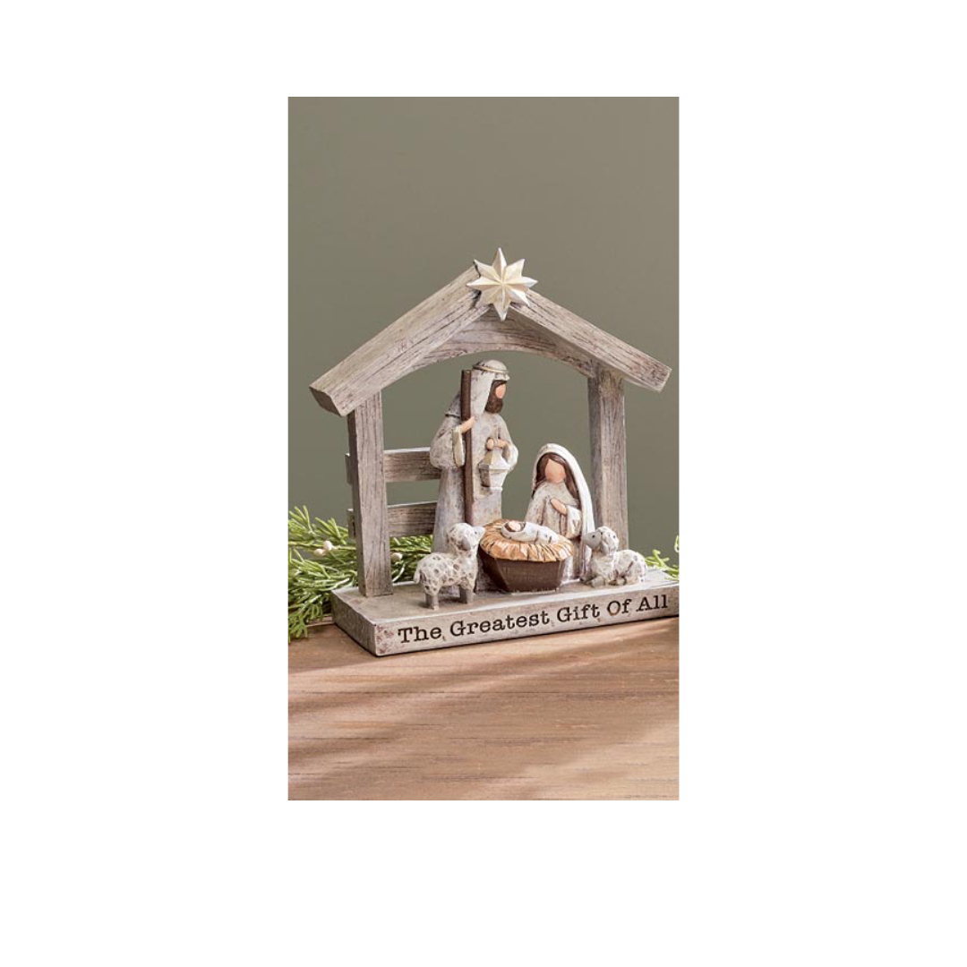 Resin Nativity Sitter