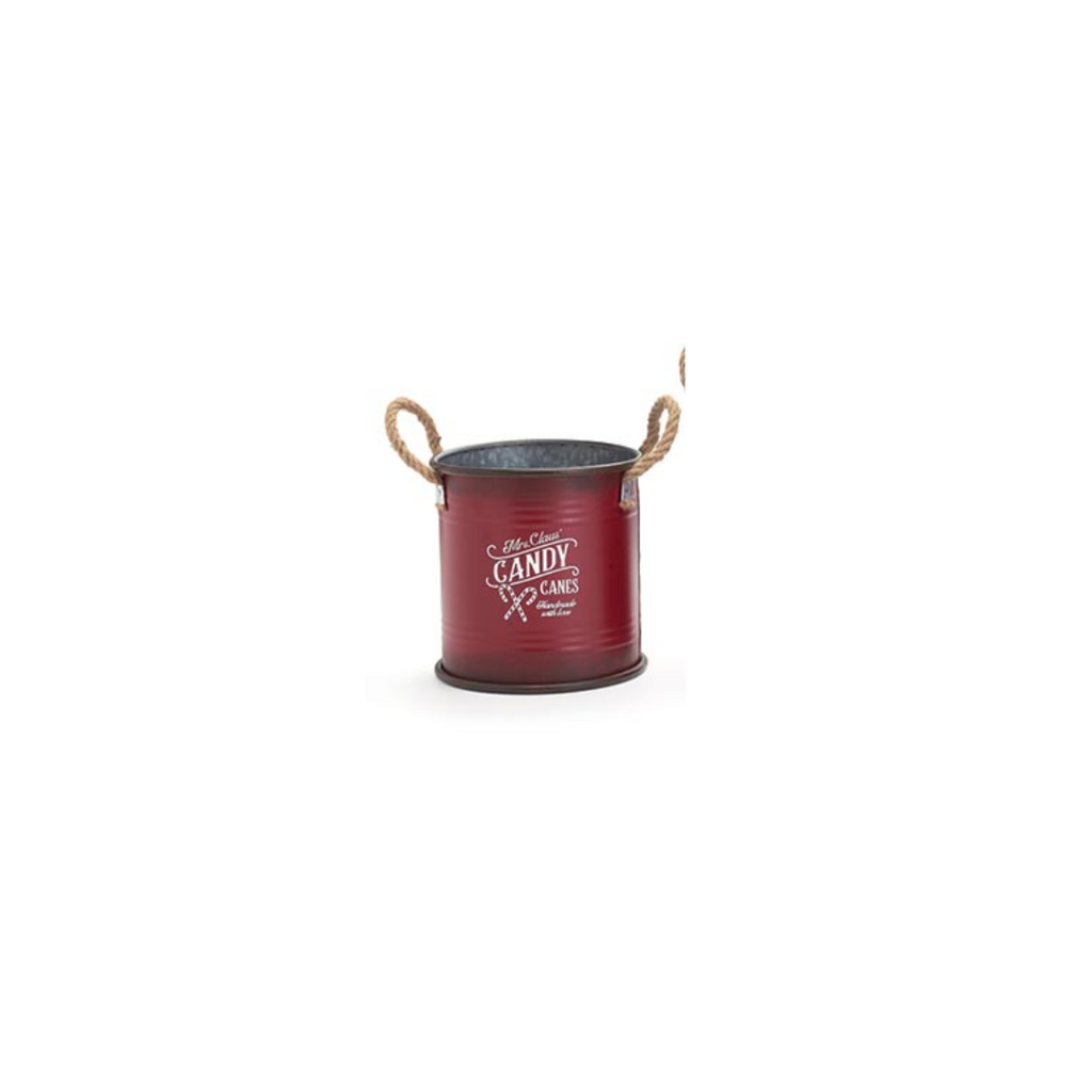 Christmas Tin Planters