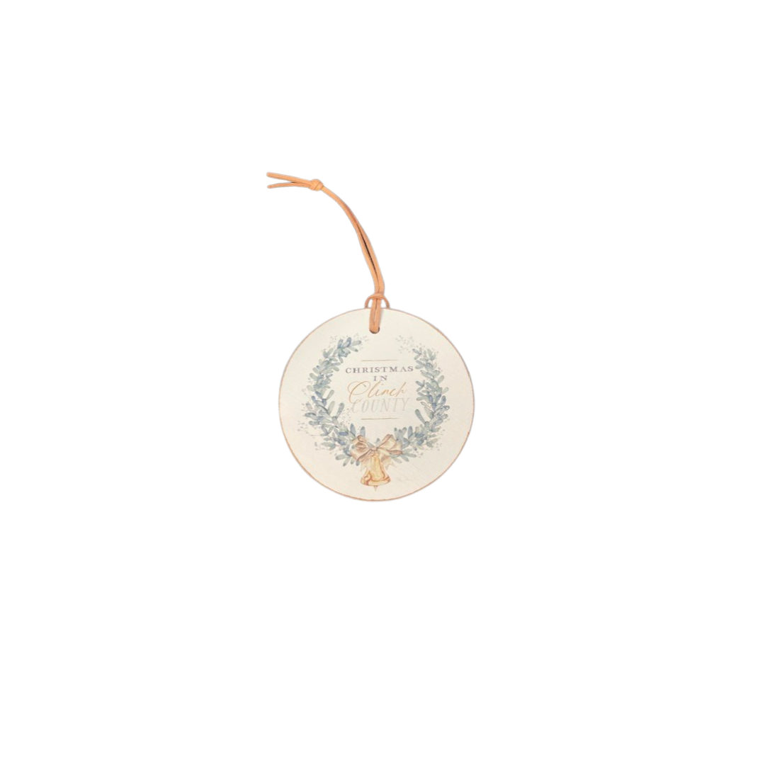 Christmas in Clinch County Ornament