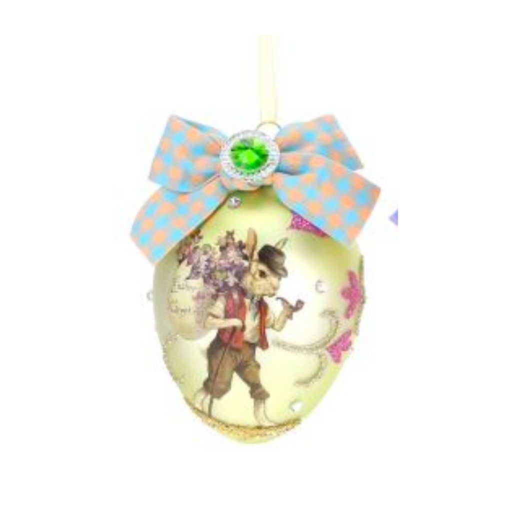 Easter Rabbit Ornament- 5"