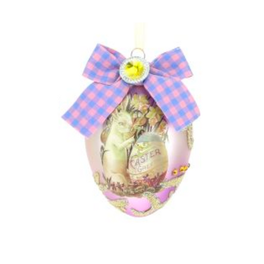 Easter Rabbit Ornament- 4"