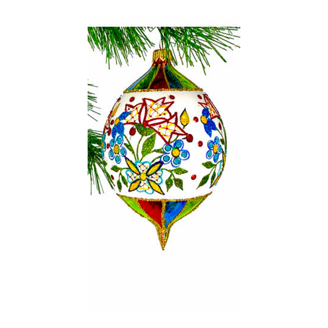 Country Fold Flowers Ornament