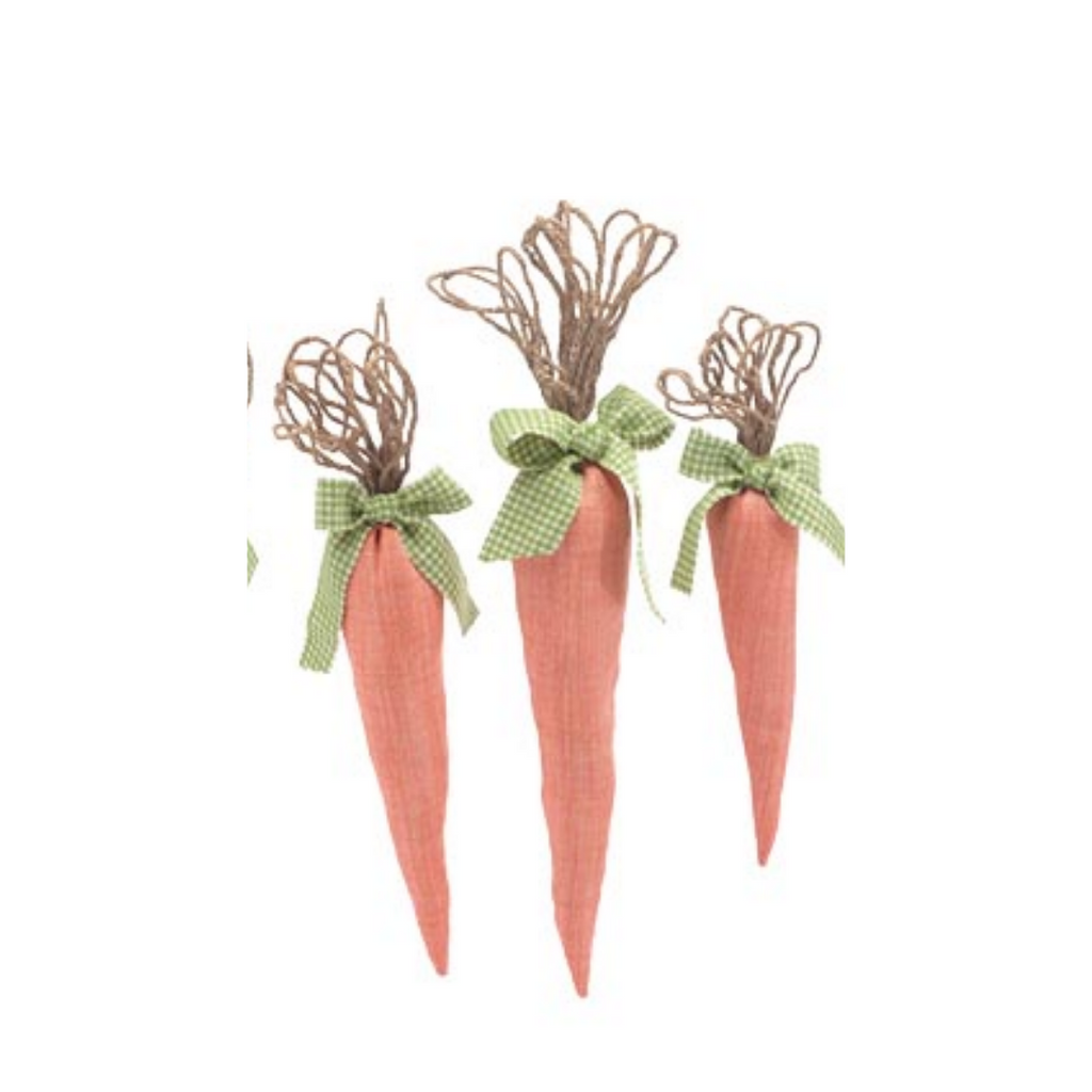 Fabric Carrot w/Jute Top