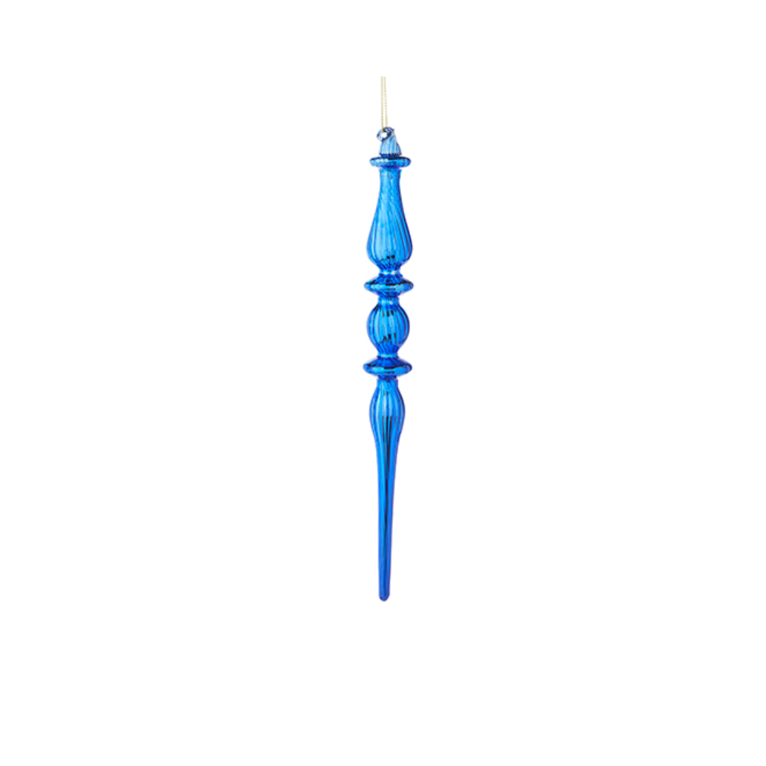 Blue Finial Ornament