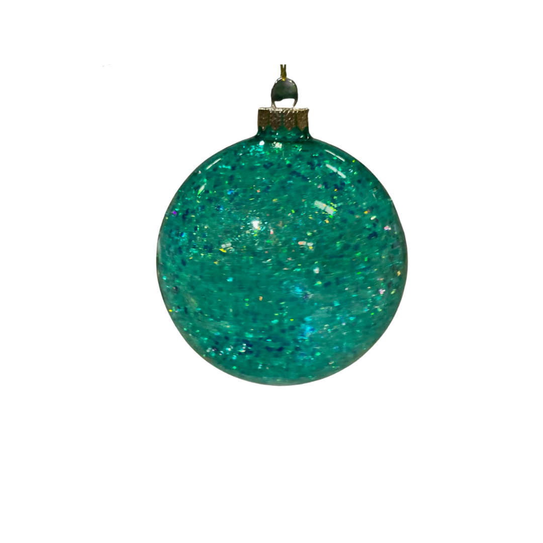 Glittered Ball Ornament