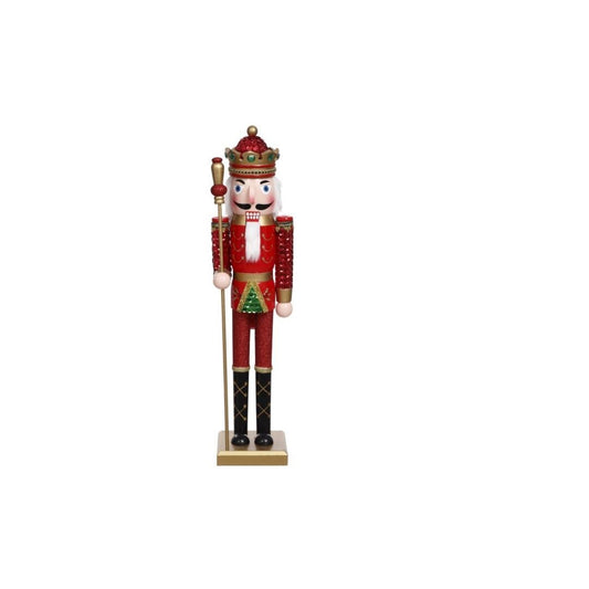 Red Sequined Nutcracker Guard