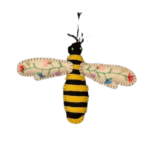 4" Flying Honey Bee Ornament